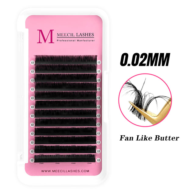 0.02MM Cashmere Premium Mega Volume Eyelash Extensions