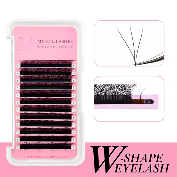 W Shape 3D Volume Lash Extensions Lash Extensions