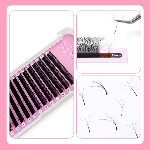 W Shape 3D Volume Lash Extensions Lash Extensions