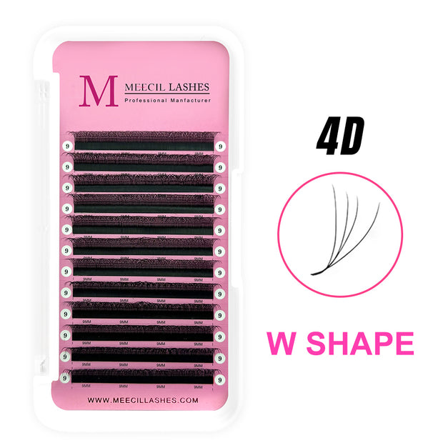 W Shape 4D Volume Lash Extensions Lash Extensions