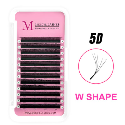 W Shape 5D Volume Lash Extensions Lash Extensions