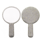 Luxury Bling Diamond Heart Shape Lash Mirror